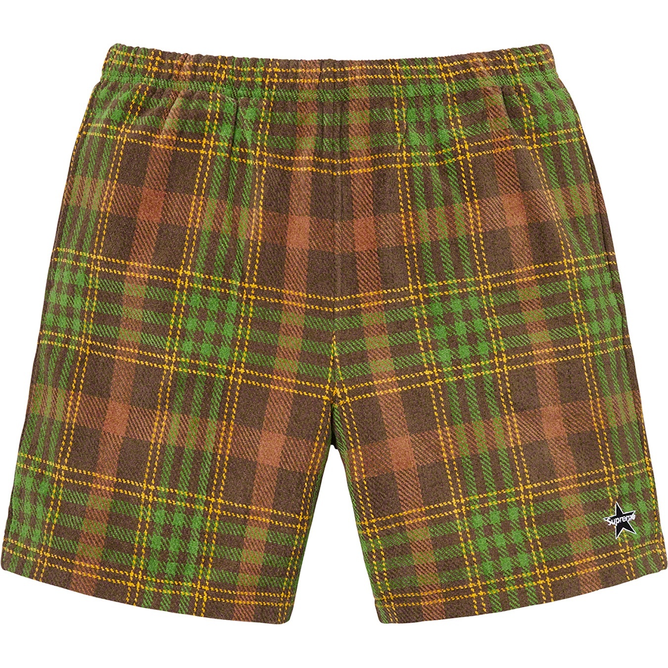 Plaid Velour Short view 3